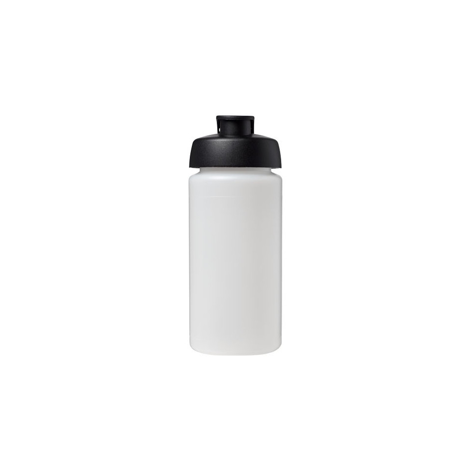 Bouteille publicitaire de sport Baseline® Plus GRIP 500ml avec couvercle à clapet