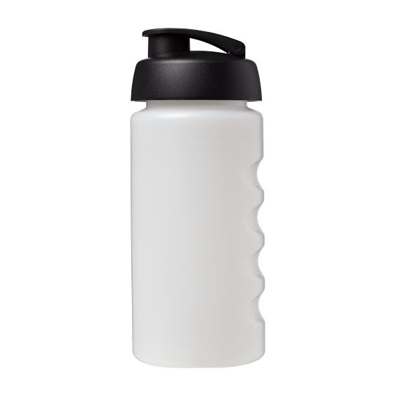 Bouteille publicitaire de sport Baseline® Plus GRIP 500ml avec couvercle à clapet