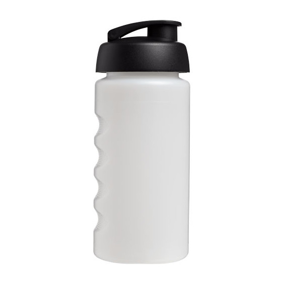 Bouteille publicitaire de sport Baseline® Plus GRIP 500ml avec couvercle à clapet