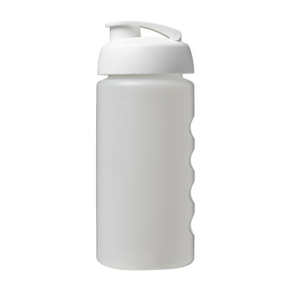 Bouteille publicitaire de sport Baseline® Plus GRIP 500ml avec couvercle à clapet