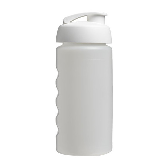 Bouteille publicitaire de sport Baseline® Plus GRIP 500ml avec couvercle à clapet