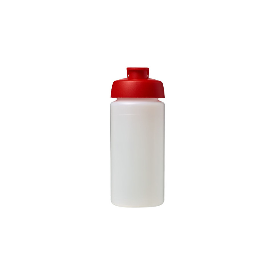 Bouteille publicitaire de sport Baseline® Plus GRIP 500ml avec couvercle à clapet