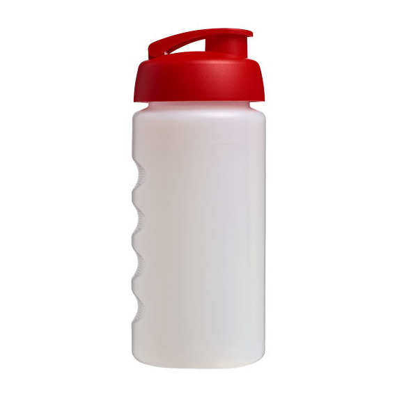 Bouteille publicitaire de sport Baseline® Plus GRIP 500ml avec couvercle à clapet