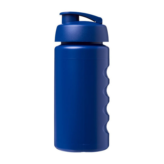 Bouteille publicitaire de sport Baseline® Plus GRIP 500ml avec couvercle à clapet