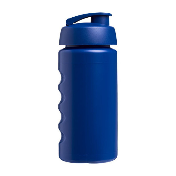 Bouteille publicitaire de sport Baseline® Plus GRIP 500ml avec couvercle à clapet