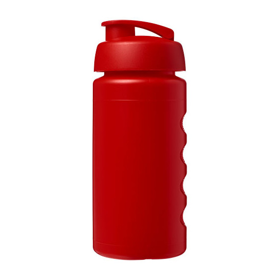 Bouteille publicitaire de sport Baseline® Plus GRIP 500ml avec couvercle à clapet