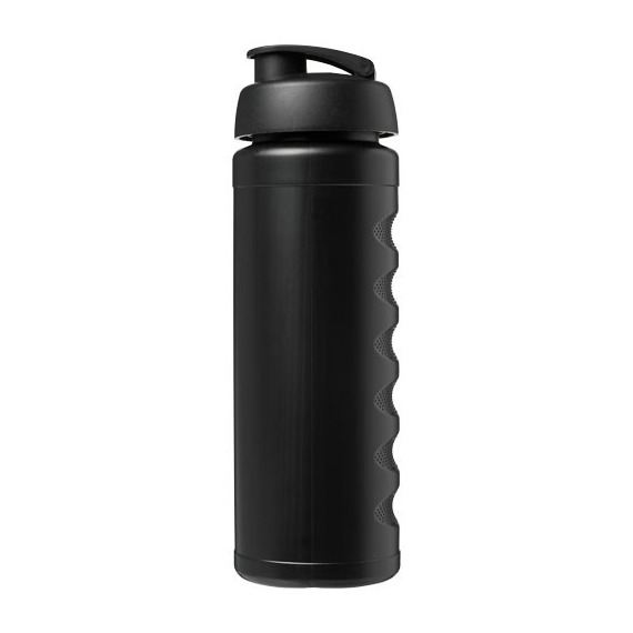 Bouteille publicitaire de sport Baseline® Plus GRIP 750ml avec couvercle à clapet