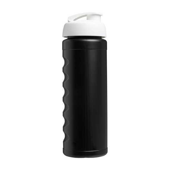 Bouteille publicitaire de sport Baseline® Plus GRIP 750ml avec couvercle à clapet