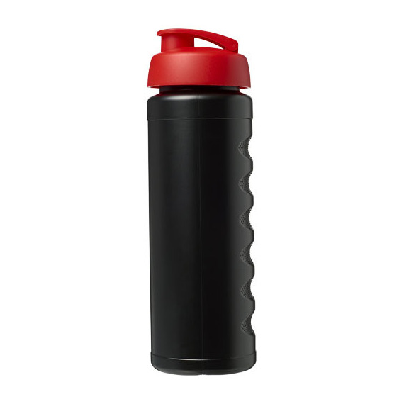 Bouteille publicitaire de sport Baseline® Plus GRIP 750ml avec couvercle à clapet