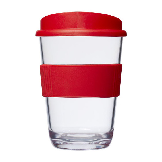 Gobelet publicitaire Americano® cortado 300 ml avec bandeau antidérapant