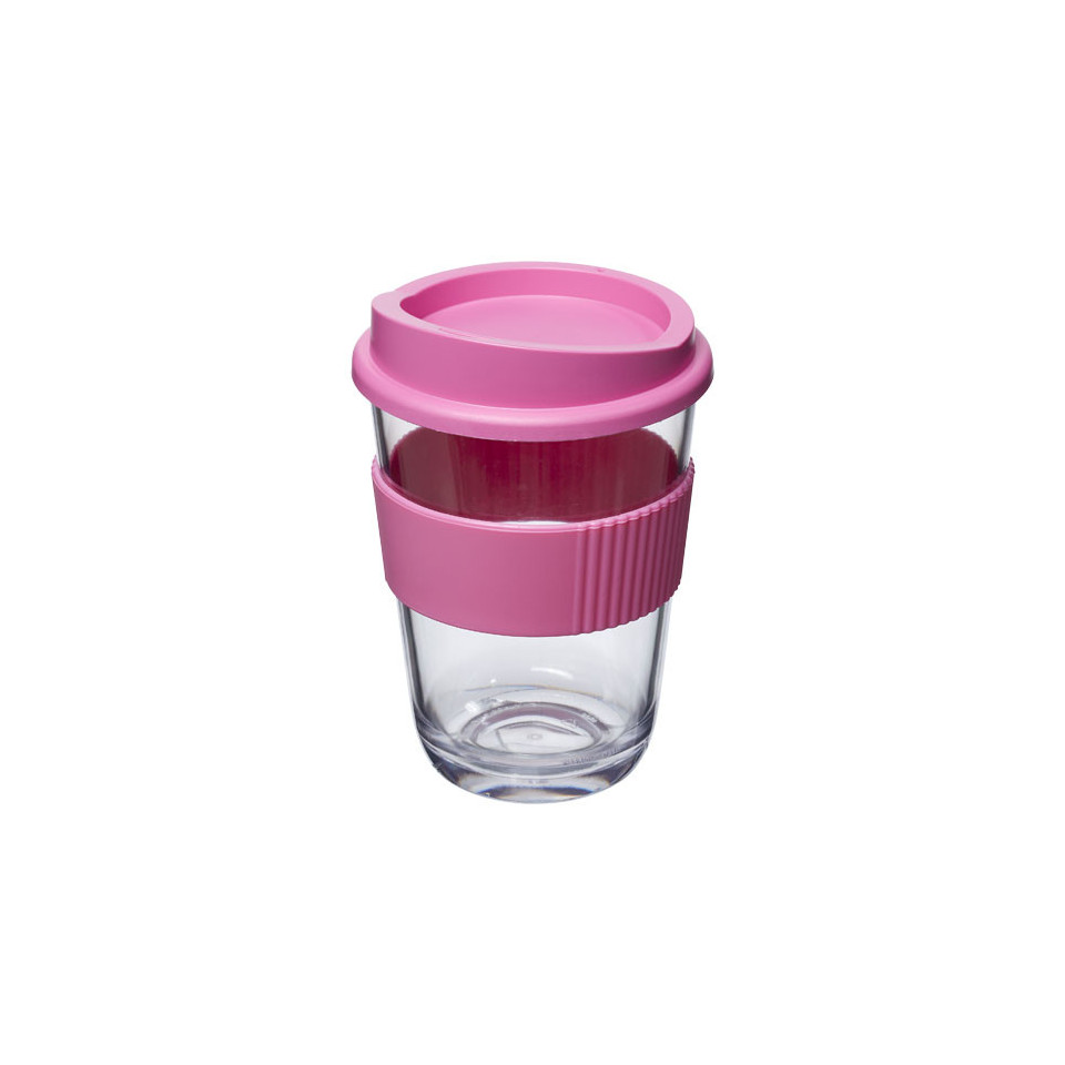 Gobelet publicitaire Americano® cortado 300 ml avec bandeau antidérapant