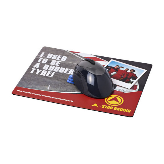 Tapis publicitaire de souris Brite-Mat® avec matériau pneu