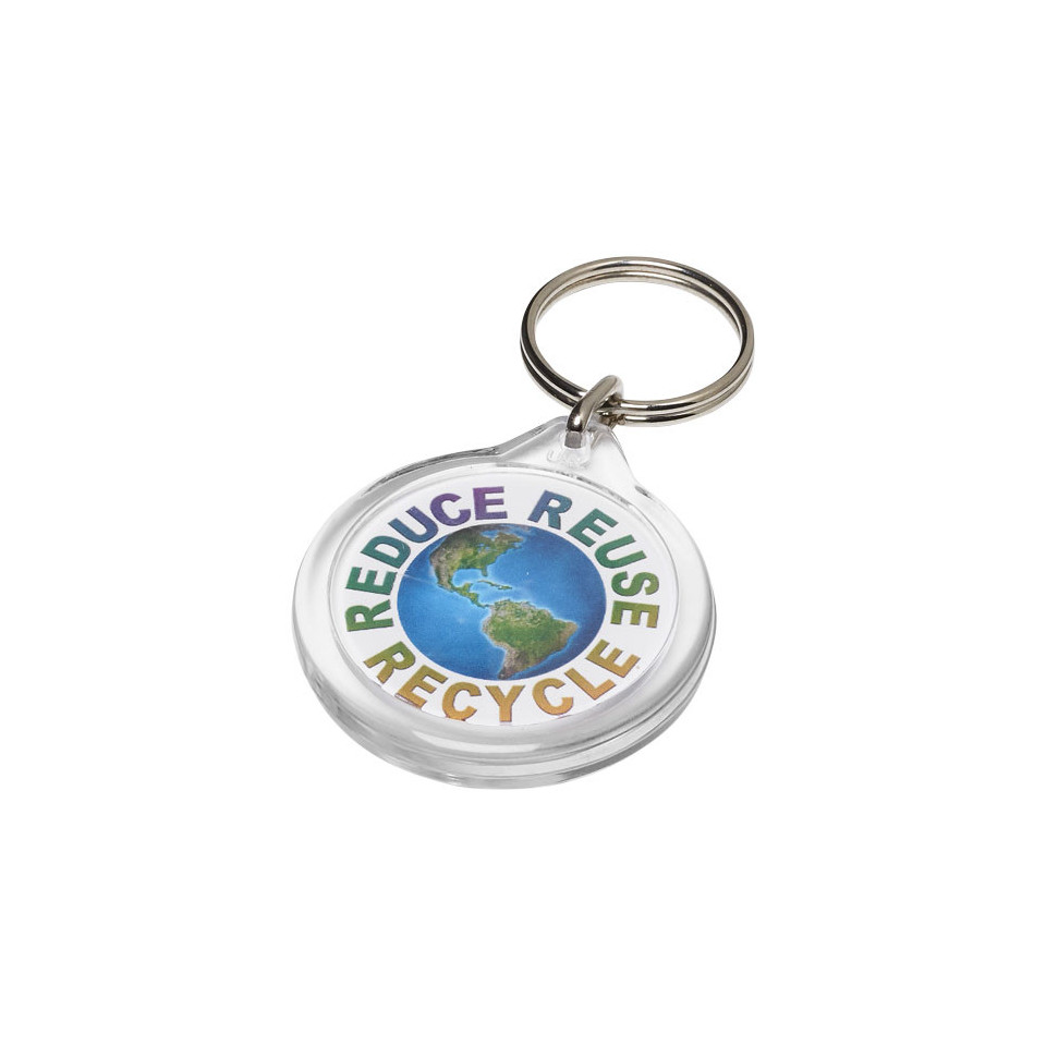 Porte-clefs publicitaire plastique Orb rond