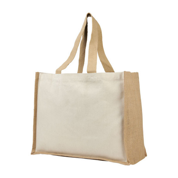 Sac publicitaire Varai 340 g/m² en toile et jute