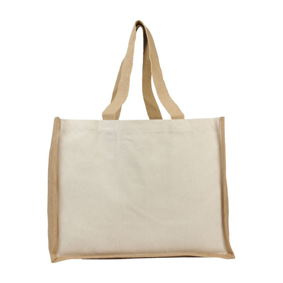 Sac publicitaire Varai 340 g/m² en toile et jute