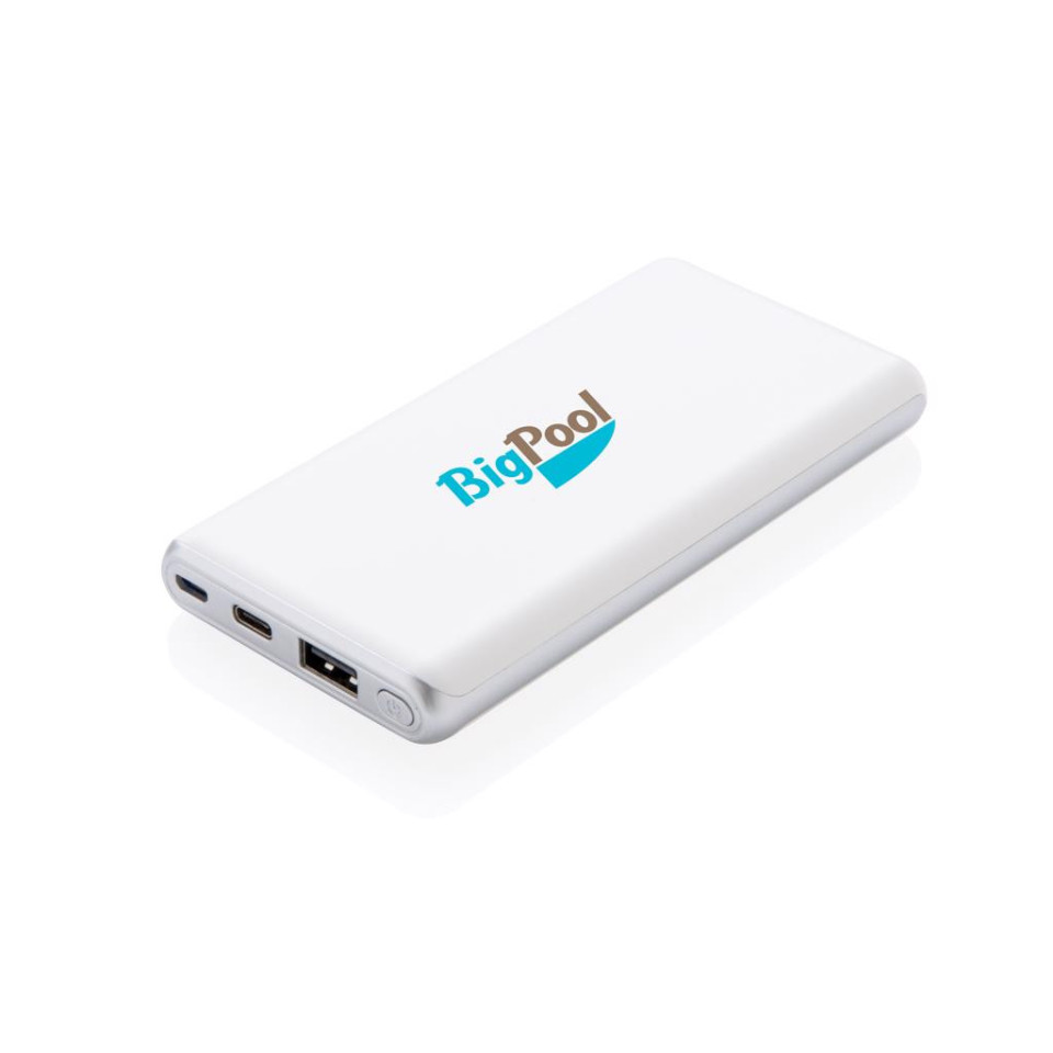 Batterie de secours 10000 mAh avec Power Delivery et type-C publicitaire