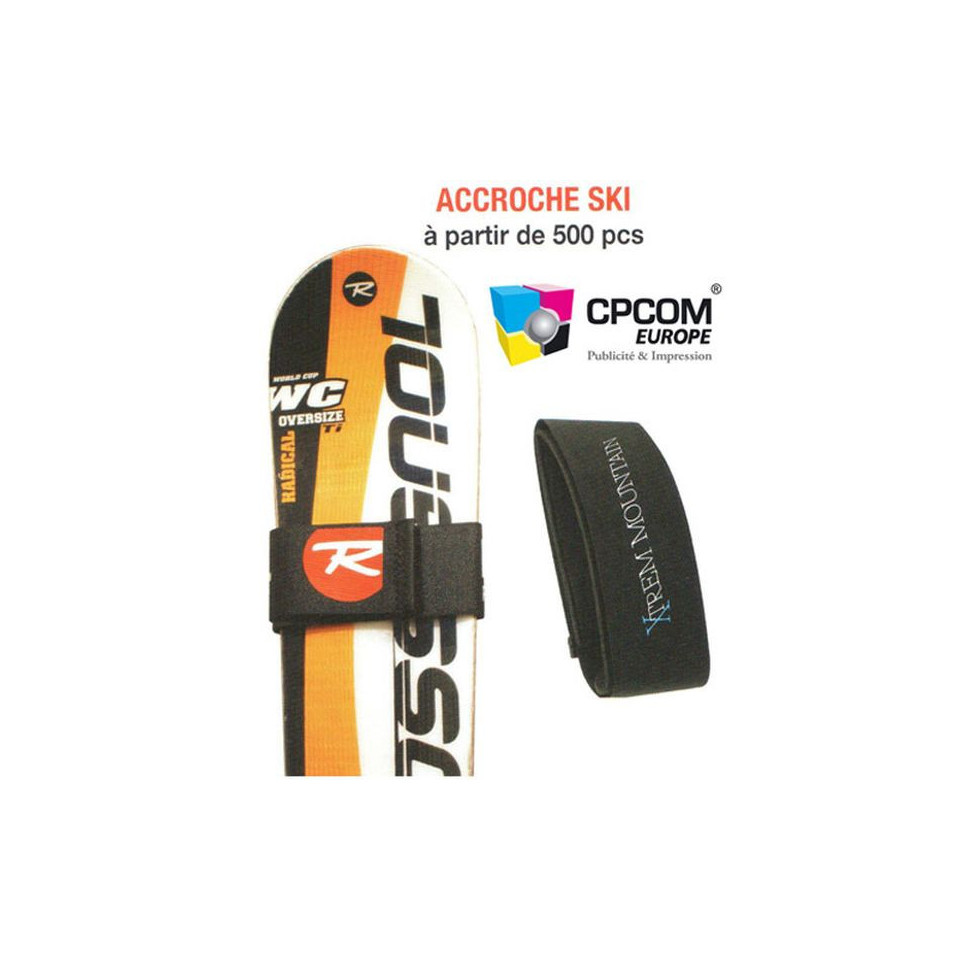 Accroche ski personnalisé