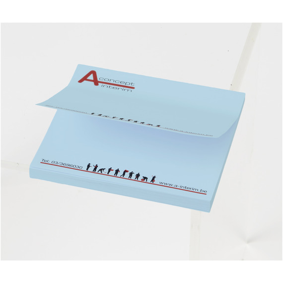 Post-its publicitaire Sticky-Mate® 75x 75 mm fabriquation Europe