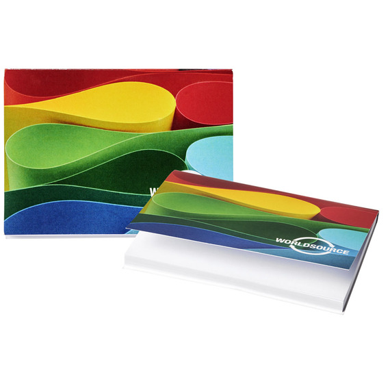 Post-its personnalisé Sticky-Mate® 105x75 mm couverture souple