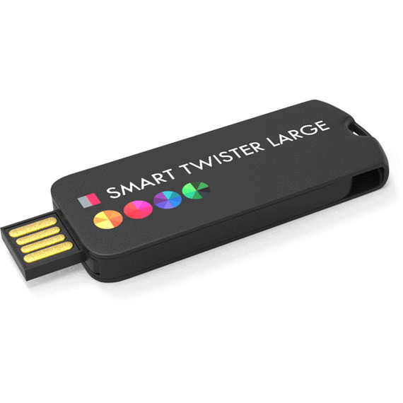 Clé USB express personnalisable quadri Smart Twister Large