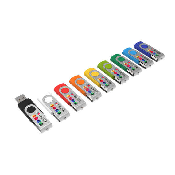 Clés USB publicitaire express Twister