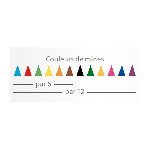 Set de 4 crayons de couleur publicitaires en bois quadri 8.7 cm