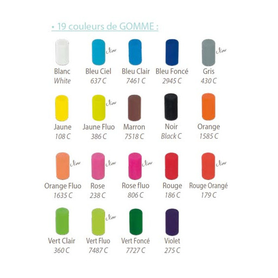 Crayon de papier personnalisable Eco vernis pantone 17.6 cm