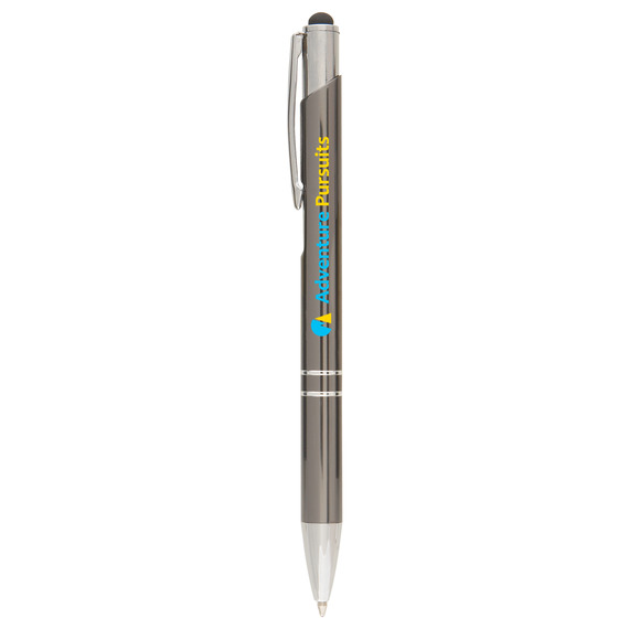 Stylo publicitaire quadrichromie express Hepburn Chrome