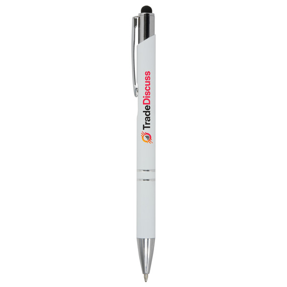 Stylo publicitaire quadrichromie express Hepburn Chrome