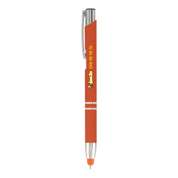 Stylo publicitaire personnalisé quadrichromie express Astaire Chrome