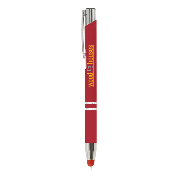 Stylo publicitaire personnalisé quadrichromie express Astaire Chrome