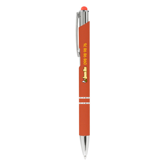 Stylo stylet personnalisé quadrichromie express Crosby soft touch