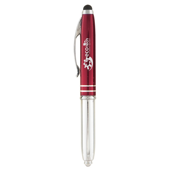 Stylo stylet personnalisé quadrichromie express Minnelli soft touch