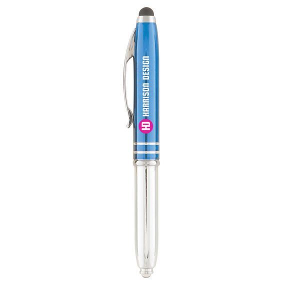 Stylo stylet personnalisé quadrichromie express Minnelli soft touch