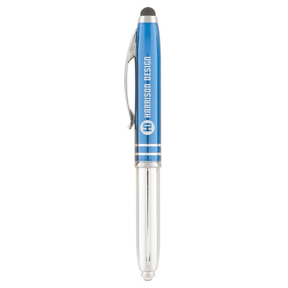 Stylo stylet personnalisé quadrichromie express Minnelli soft touch