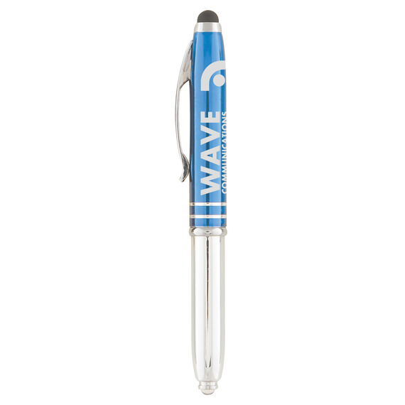 Stylo stylet personnalisé quadrichromie express Minnelli soft touch