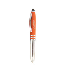 Stylo stylet lumineux personnalisé quadrichromie express Brando