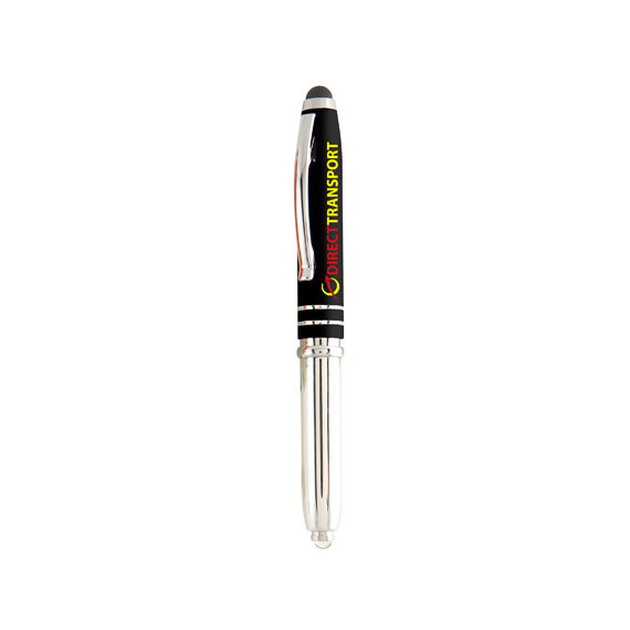 Stylo stylet lumineux personnalisé quadrichromie express Brando