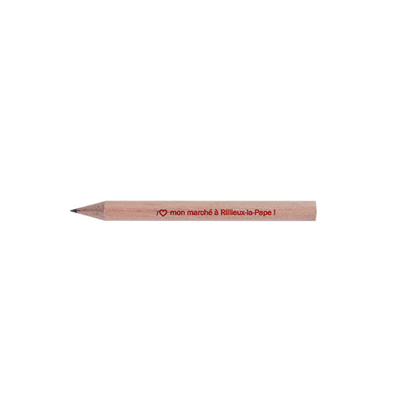 Crayon de papier publicitaire Eco vernis incolore 8.7 cm