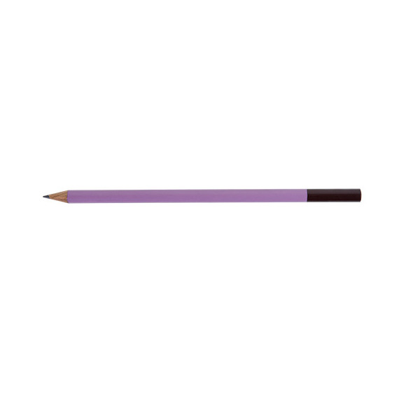 Crayon de papier en bois publicitaire rond vernis pantone 17.6 cm