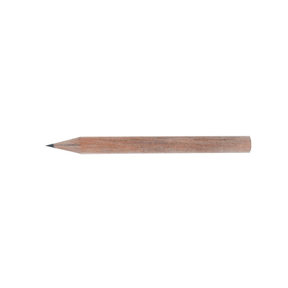 Crayon publicitaire en bois rond sans vernis 8.7 cm