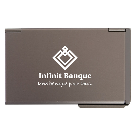 Porte cartes personnalisé pour 15 cartes de crédit OGON One Touch