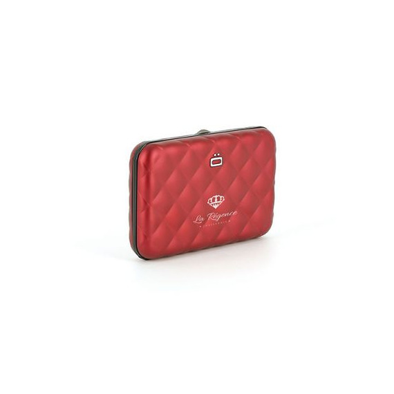 Porte cartes portefeuille RFID personnalisé 10 cartes de crédit OGON Quilted Button Wallet