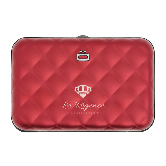 Porte cartes portefeuille RFID personnalisé 10 cartes de crédit OGON Quilted Button Wallet