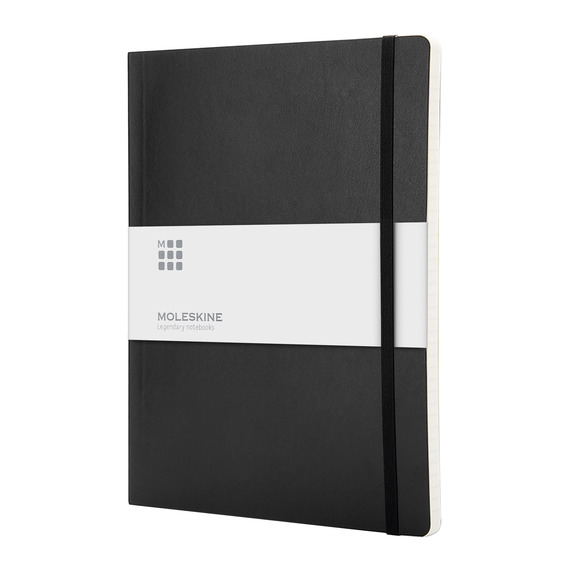 Carnet classique publicitaire Moleskine souple X-Large 19x25 cm