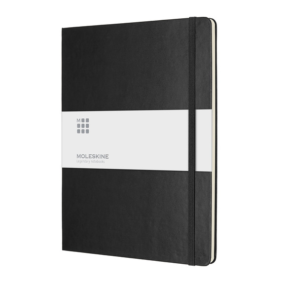 Carnet classique publicitaire Moleskine rigide X-Large 19x25 cm