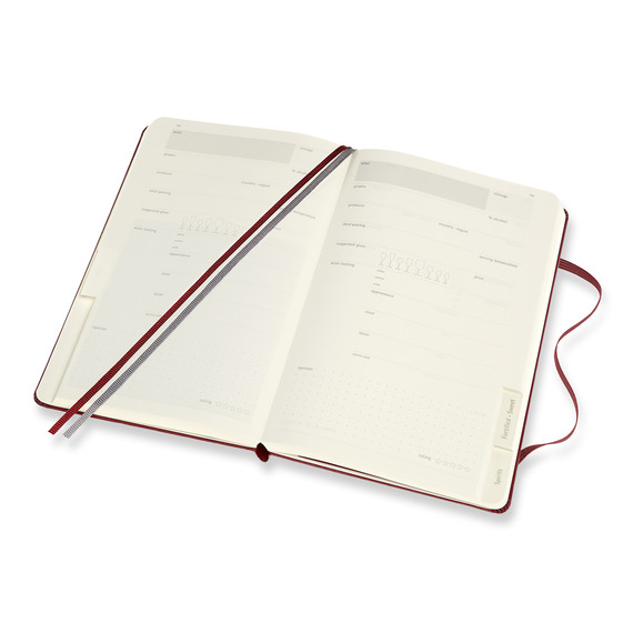 Carnet passion vin publicitaire Moleskine