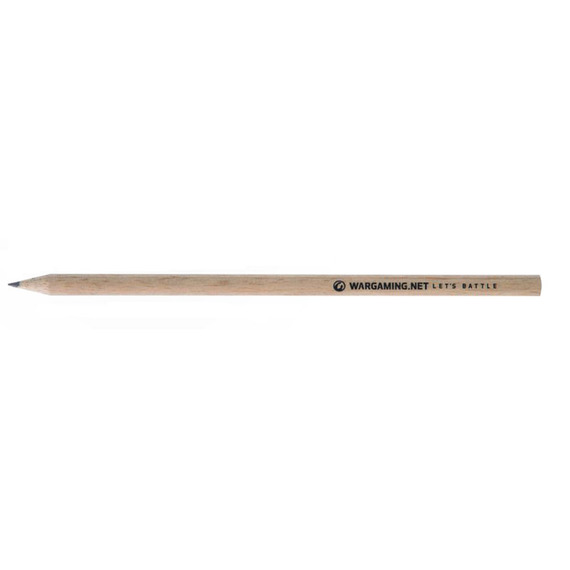 Crayon de papier personnalisable Rond Eco sans vernis 17.6 cm