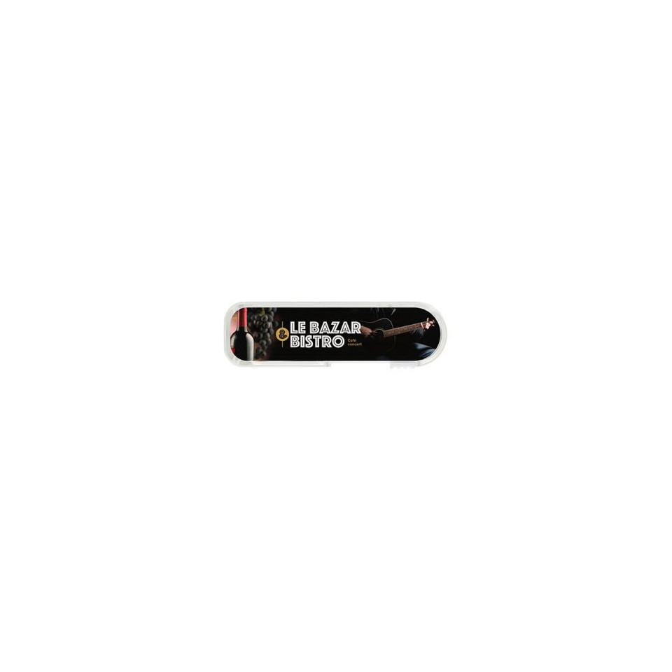 Distributeur de cure dents publicitaire rechargeable express