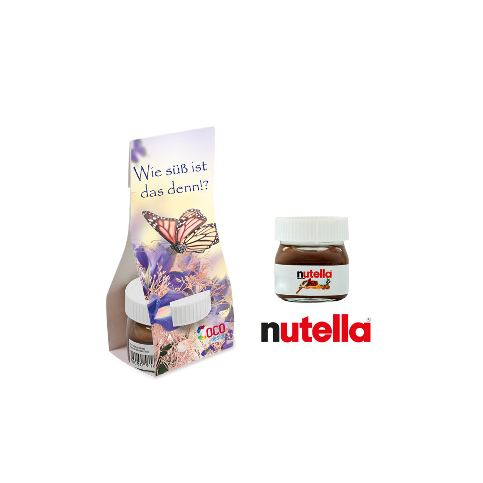 Mini pot de Nutella publicitaire personnalisé